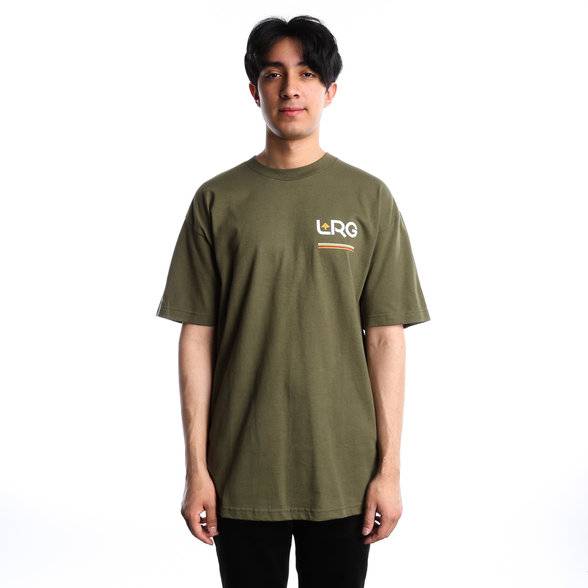 LRG Lifted 47 Graphic T-Shirt for Men - Military Style Casual Tee - Perfect for Streetwear, Gym & Everyday Outfits