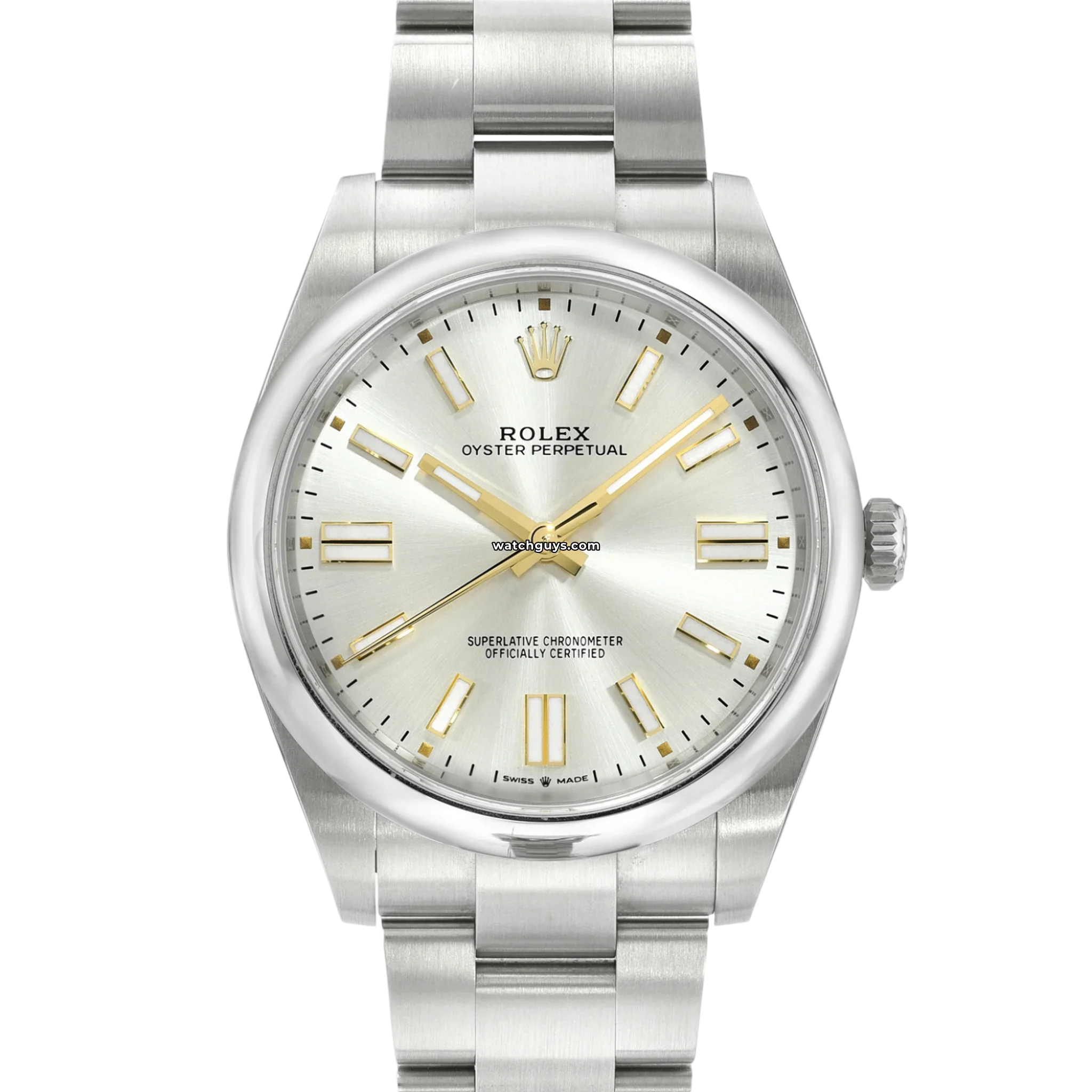 Rolex Oyster Perpetual 124300 Silver Dial Automatic Watch for Men - Luxury Dress & Everyday Timepiece for Business & Special Occasions
