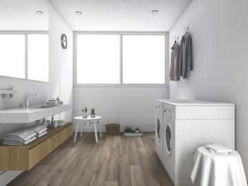 Premium Coretec One Plus Salton Chestnut 6x48 Waterproof Luxury Vinyl Plank Flooring - Durable & Stylish for Living Rooms, Kitchens & Basements