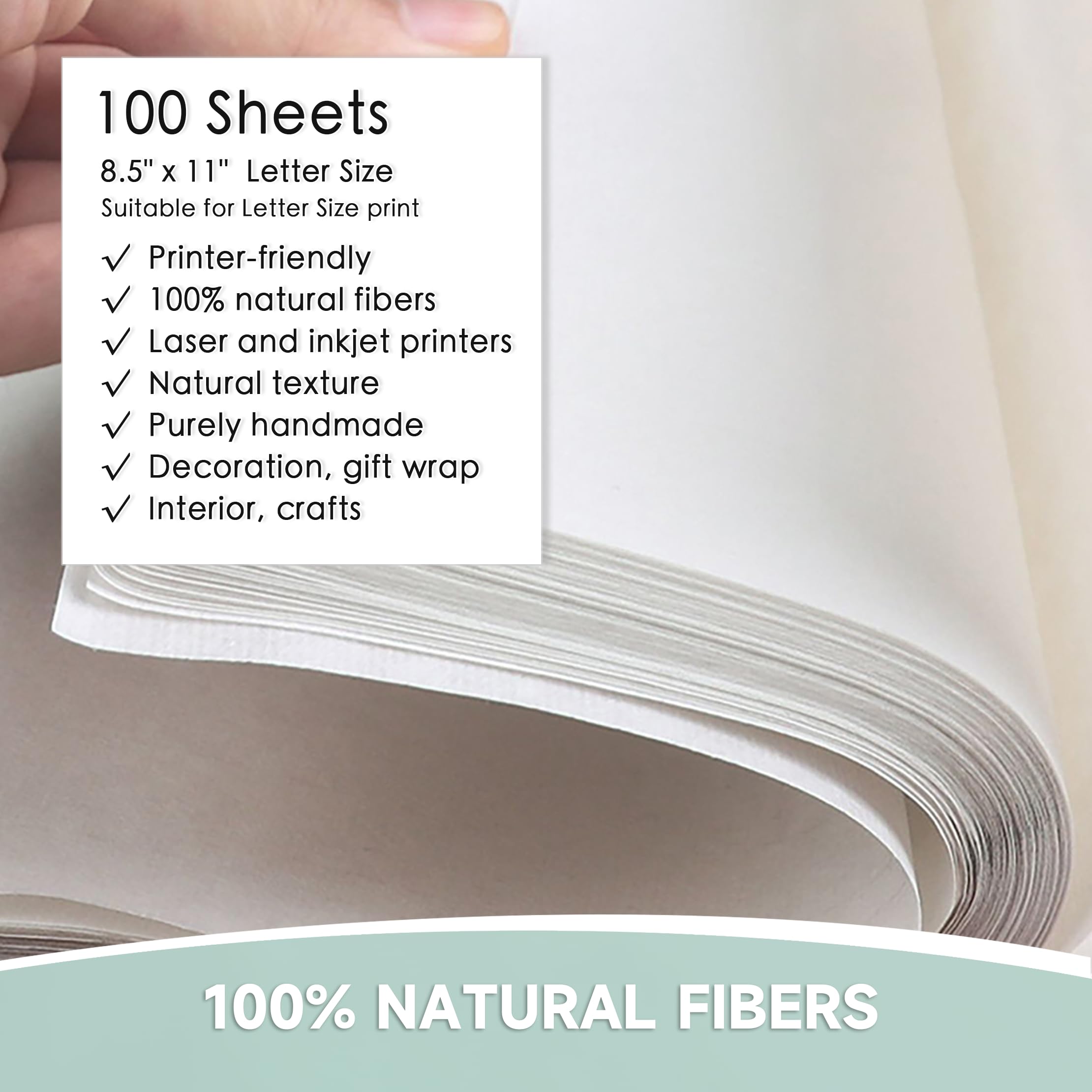 VEOOK 100 Sheets 8.5