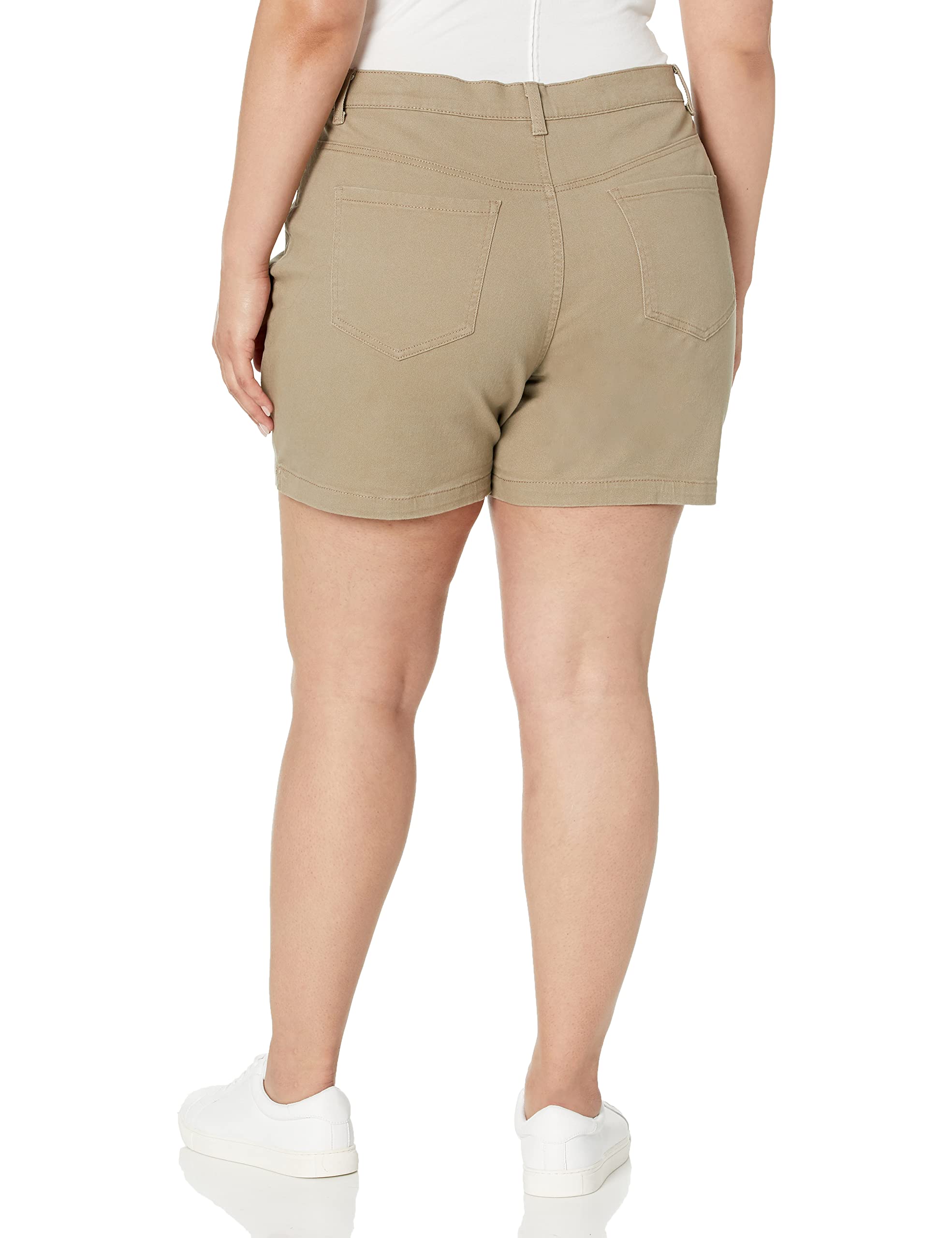 Gloria Vanderbilt Women's Amanda Classic Denim Shorts - Comfortable High Waist Stretch Jeans for Casual Wear & Summer Outfits