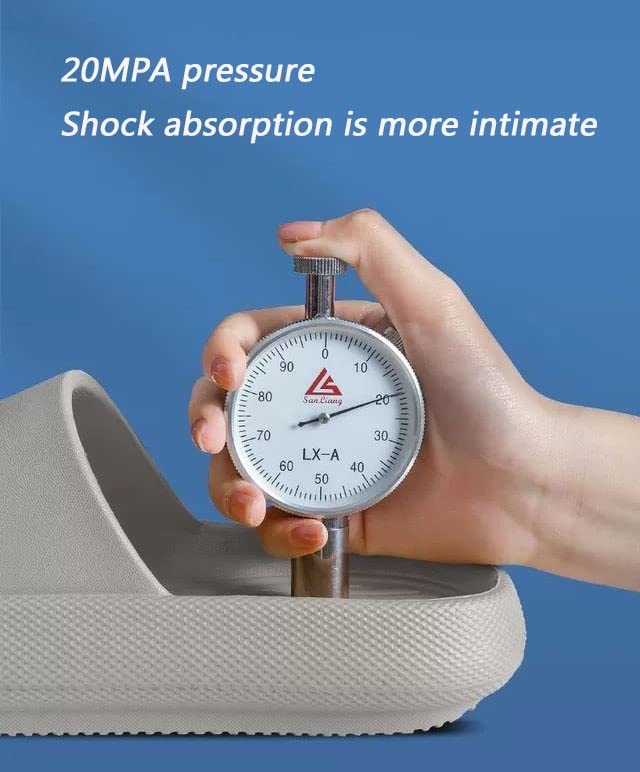**Men's & Women's Summer Non-Slip Deodorant Thick Sole Slippers - Breathable Comfort for Indoor/Outdoor Use - White, Size 5.5-6 (US) - Perfect for Home, Poolside & Travel**