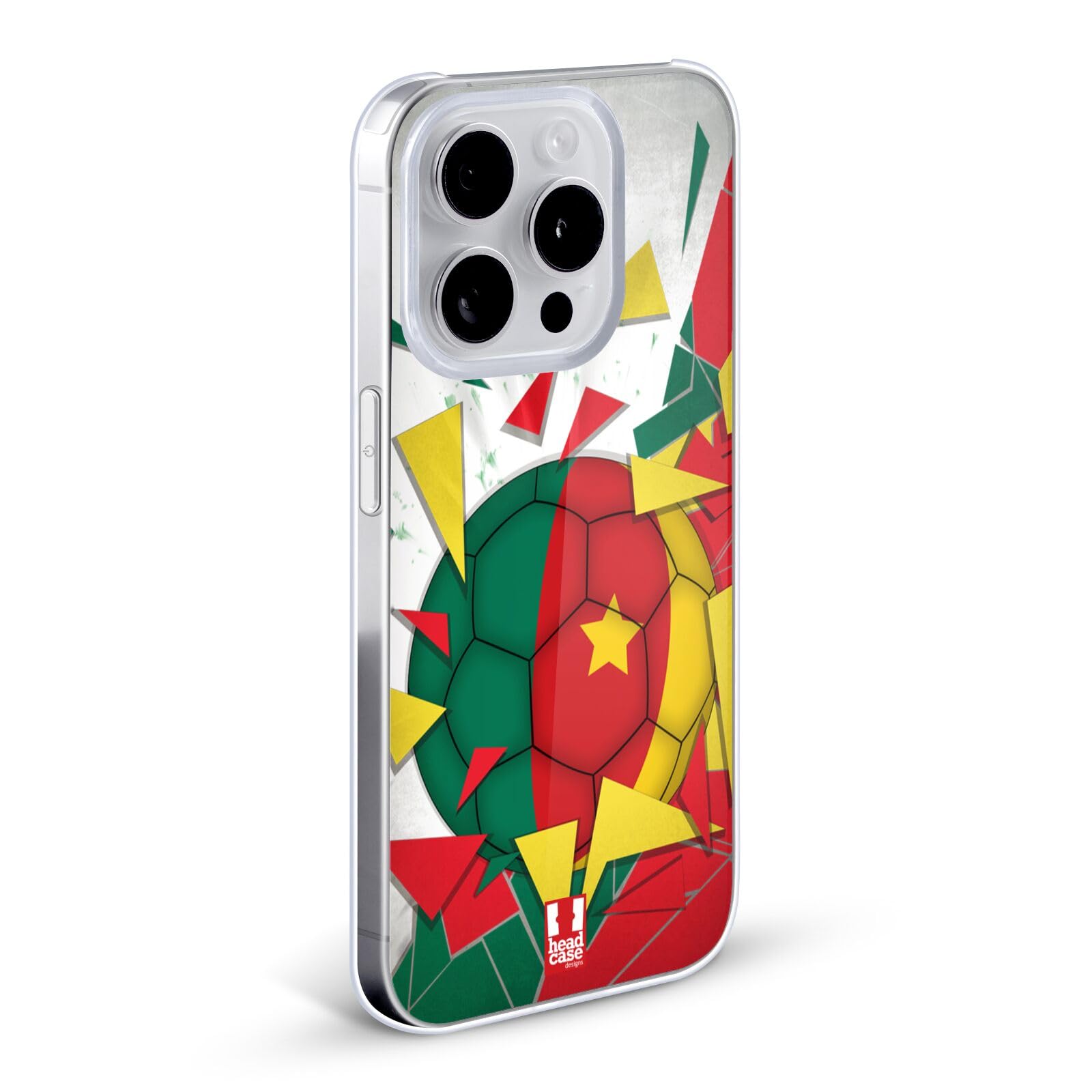 Cameroon Football Breaker Hard Back Case Compatible with Apple iPhone 7/8/SE 2020 & 2022 - Durable Protective Phone Cover for Soccer Fans | Perfect for Match Days & Travel