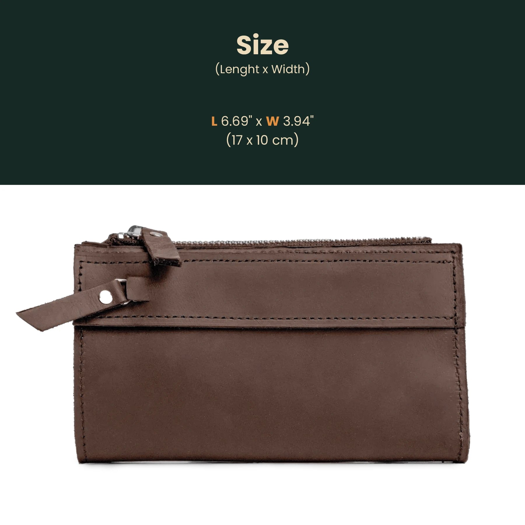 Zippered Wallet Sorbonne - Slim RFID Blocking Leather Wallet for Men & Women | Perfect for Travel, Business & Everyday Use