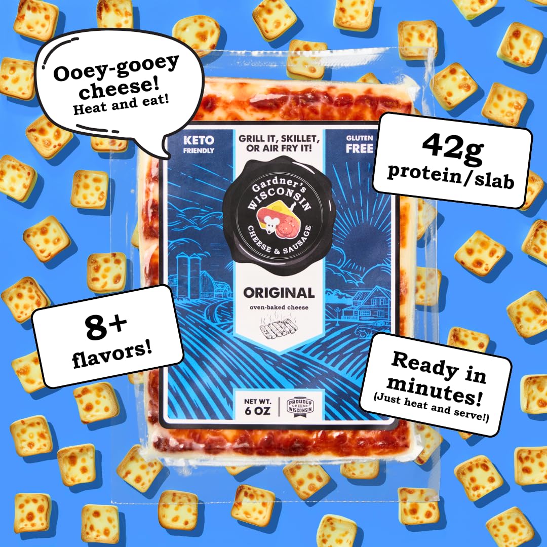 Gardner's Wisconsin Artisan Oven-Baked Cheese (9-Pack Bundle) – Handcrafted in Wisconsin | Perfect for Holiday Gifts, Grilling, BBQs & Festive Gatherings | Great for Charcuterie Boards, Wine Pairings & Party Appetizers