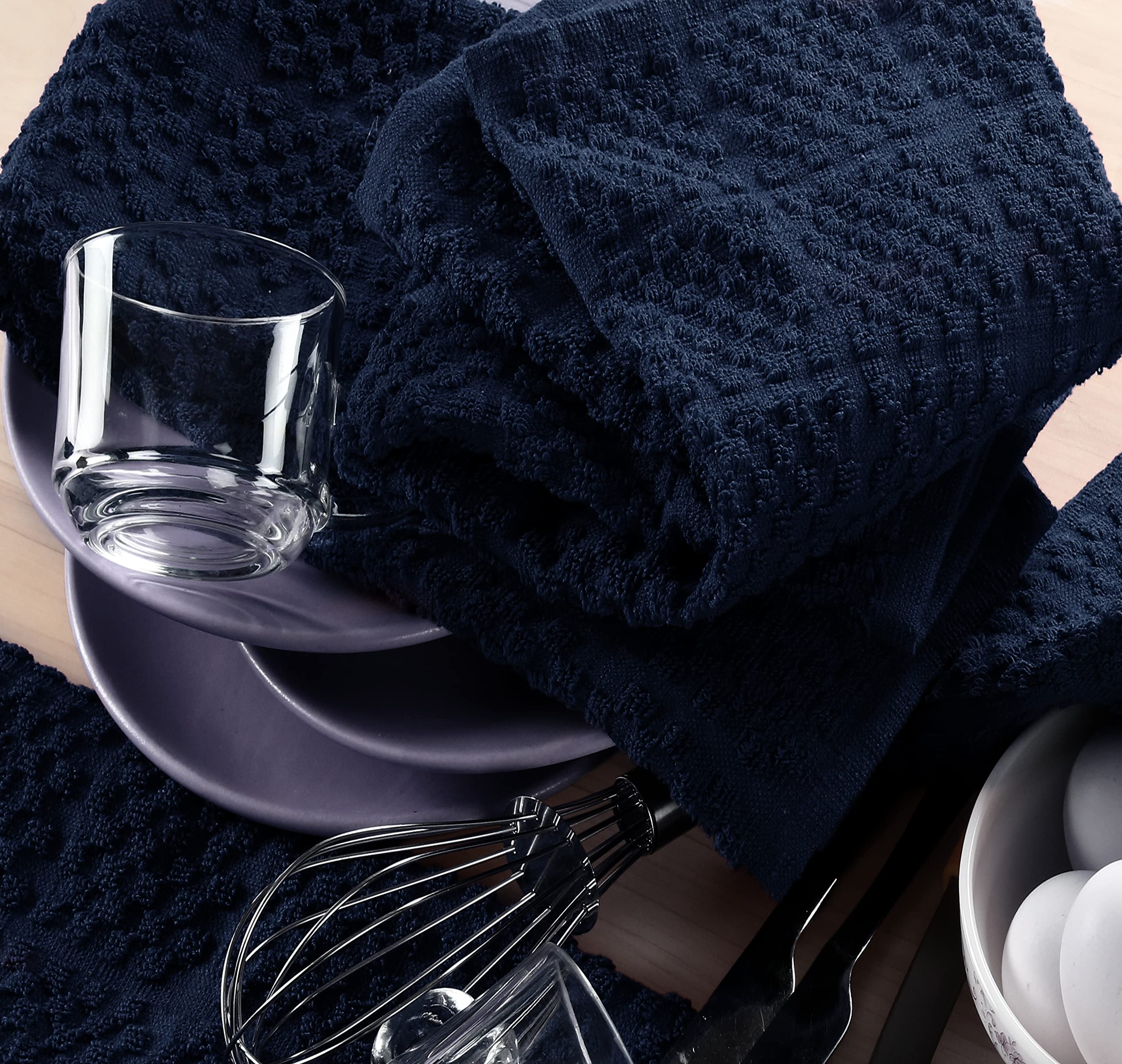 Premium 100% Cotton Quick Dry Kitchen Towels - 16
