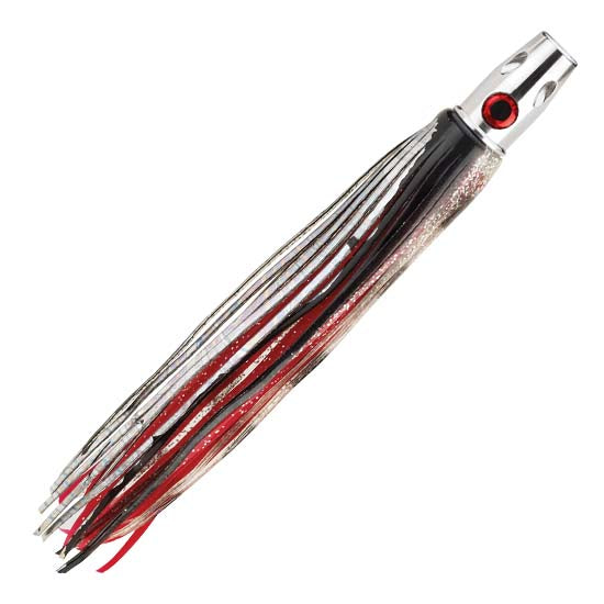 Red Eye 9.5 6oz Stainless Steel Jet Head Fishing Lure - Saltwater & Freshwater Bass Fishing Bait for Casting & Trolling