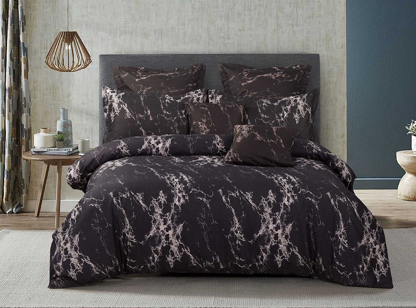 Elliot Super King Size Duvet Cover Set - Luxury 100% Cotton Bedding for Master Bedroom & Guest Room - Soft & Breathable Quilt Cover for All Seasons