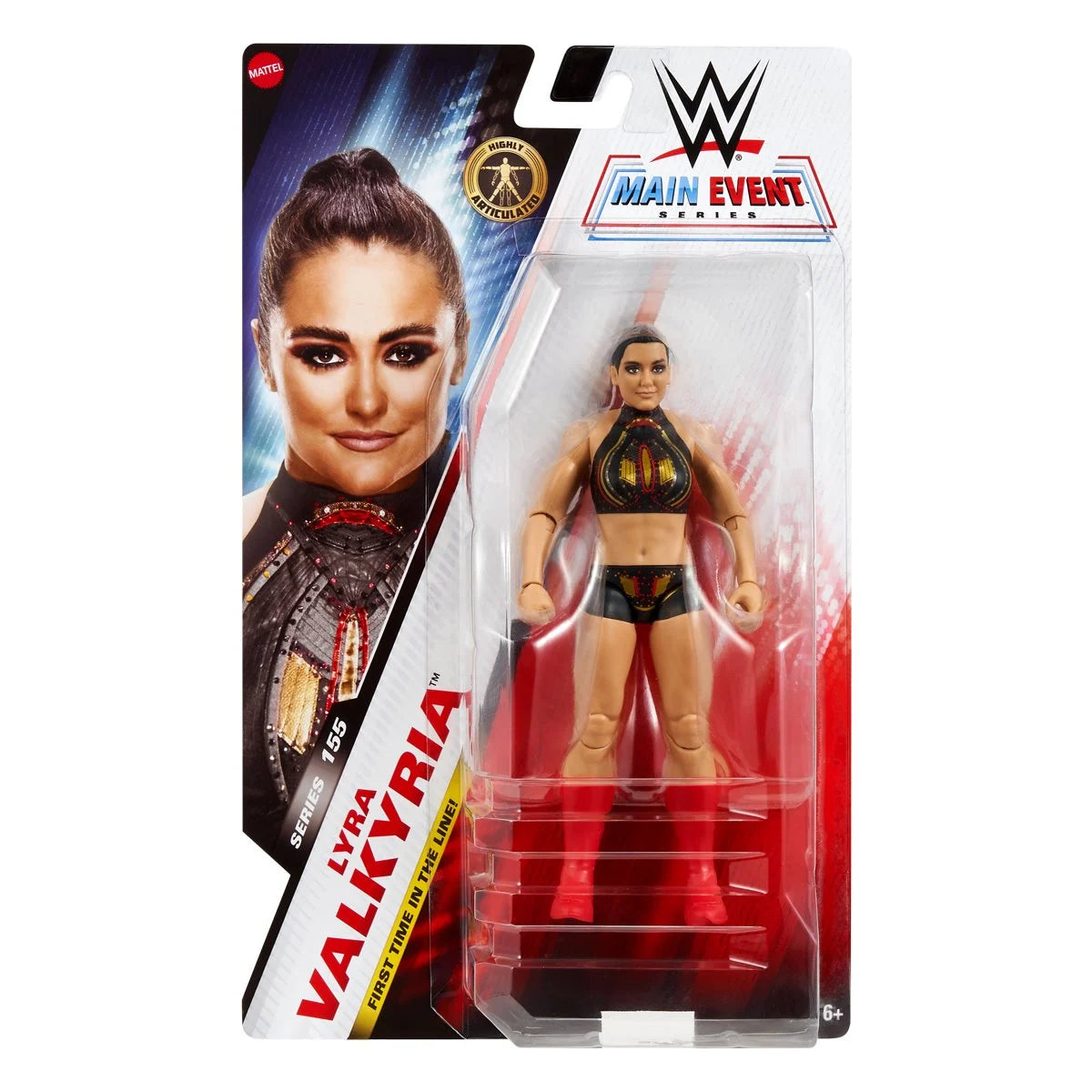 Lyra Valkyria WWE Elite Series 155 Action Figure - Collectible Wrestling Toy for Fans, Kids & Adults - Perfect for Display, Play & WWE Memorabilia Collection