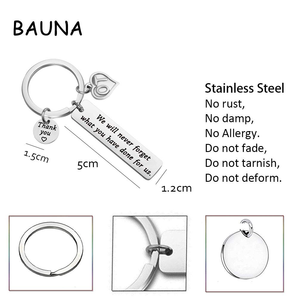 BAUNA Occupational Therapist Assistant Keychain - Thoughtful OT Retirement Gift for Therapists & Healthcare Professionals | Perfect for Appreciation, Graduation & Special Occasions
