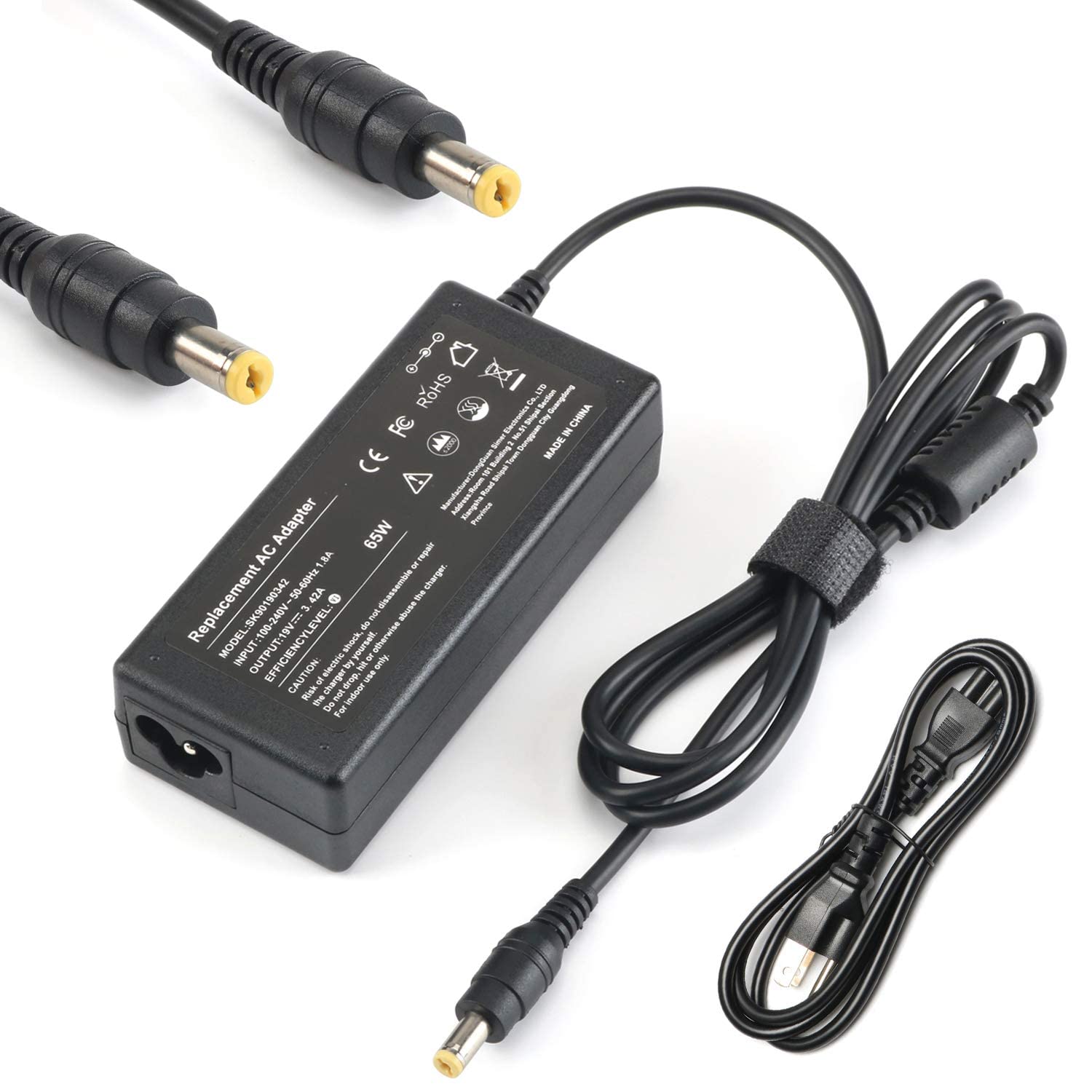 Original AC Adapter Charger for Acer Aspire R7-571G R7-572-6423 R7-572-6805 Laptop Power Supply Cord - Perfect for Home, Office & Travel Use
