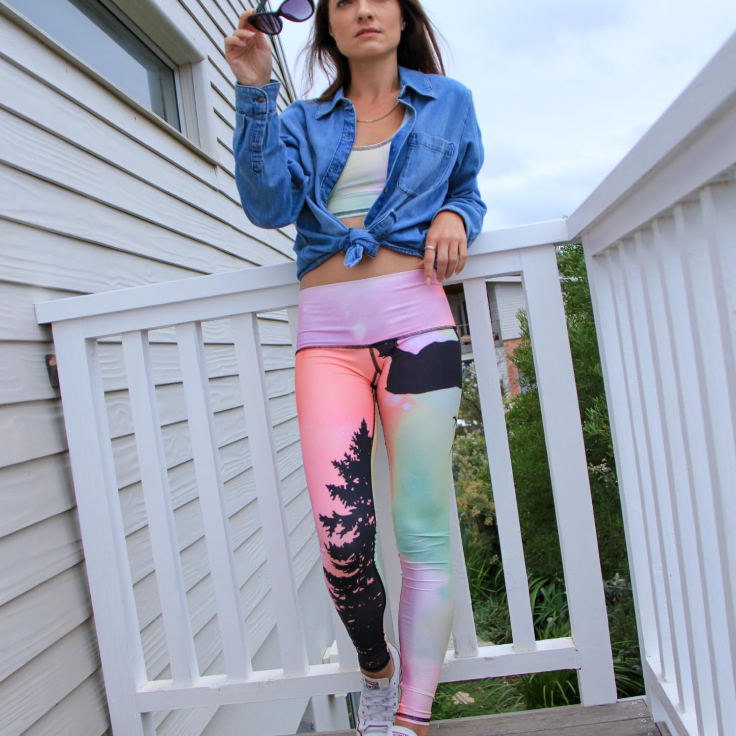 Teeki Hot Pants Leggings for Women - USA Made Sustainable Eco-Friendly Luxury Yoga Pants, Quick Dry & Breathable Workout Leggings - Perfect for Yoga, Pilates, Gym & Running