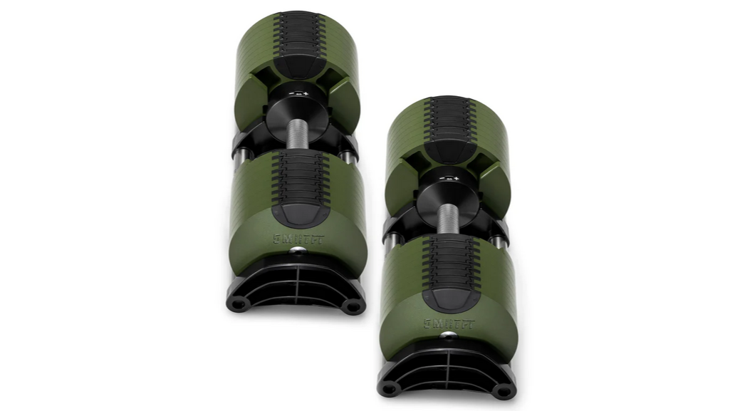 NÜOBELL 80lb Adjustable Dumbbell Set - Premium Home Gym Equipment for Strength Training & Weightlifting - Perfect for Home Workouts, CrossFit, and Fitness Enthusiasts