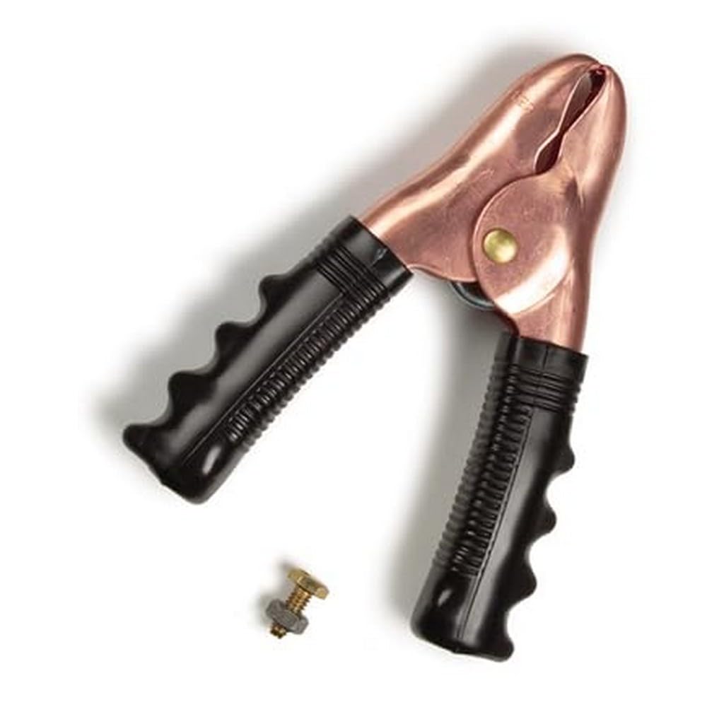 Grote 84-9322 Heavy Duty Booster Cable Clamp - Premium Copper Alloy Jumper Clamps for Car Battery Charging & Jump Starting - Ideal for Emergency Roadside Assistance & Vehicle Maintenance