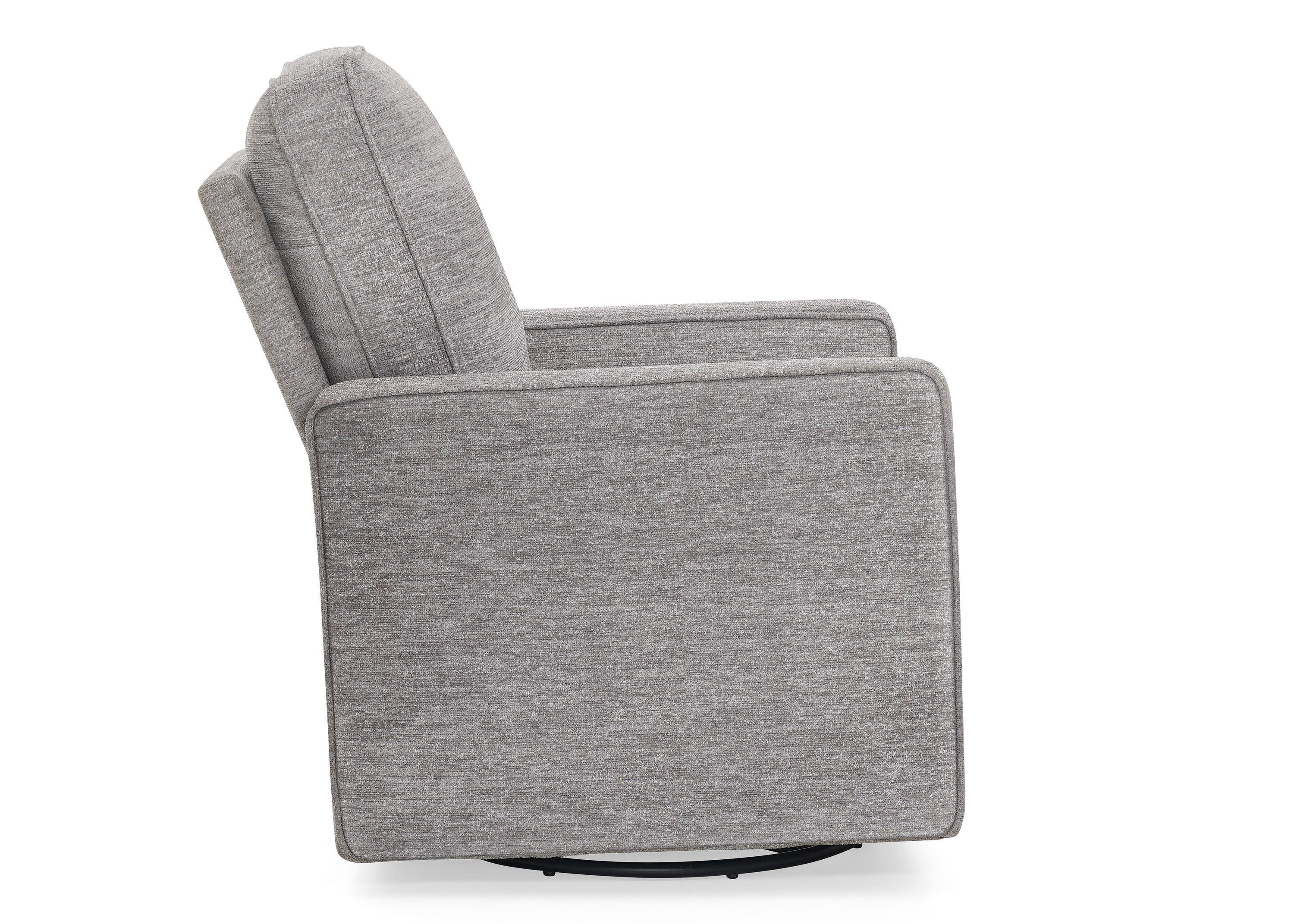 Noah Upholstered Swivel Glider Recliner Chair - Modern Nursery Gliding Rocker with Ottoman for Breastfeeding & Nursery Room, Perfect Baby Shower Gift for New Moms