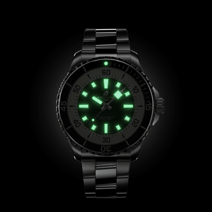 Breitling Superocean Automatic 42mm Men's Dive Watch - Stainless Steel Case & Bracelet, 200m Water Resistant - Perfect for Scuba Diving, Swimming & Luxury Sports Wear