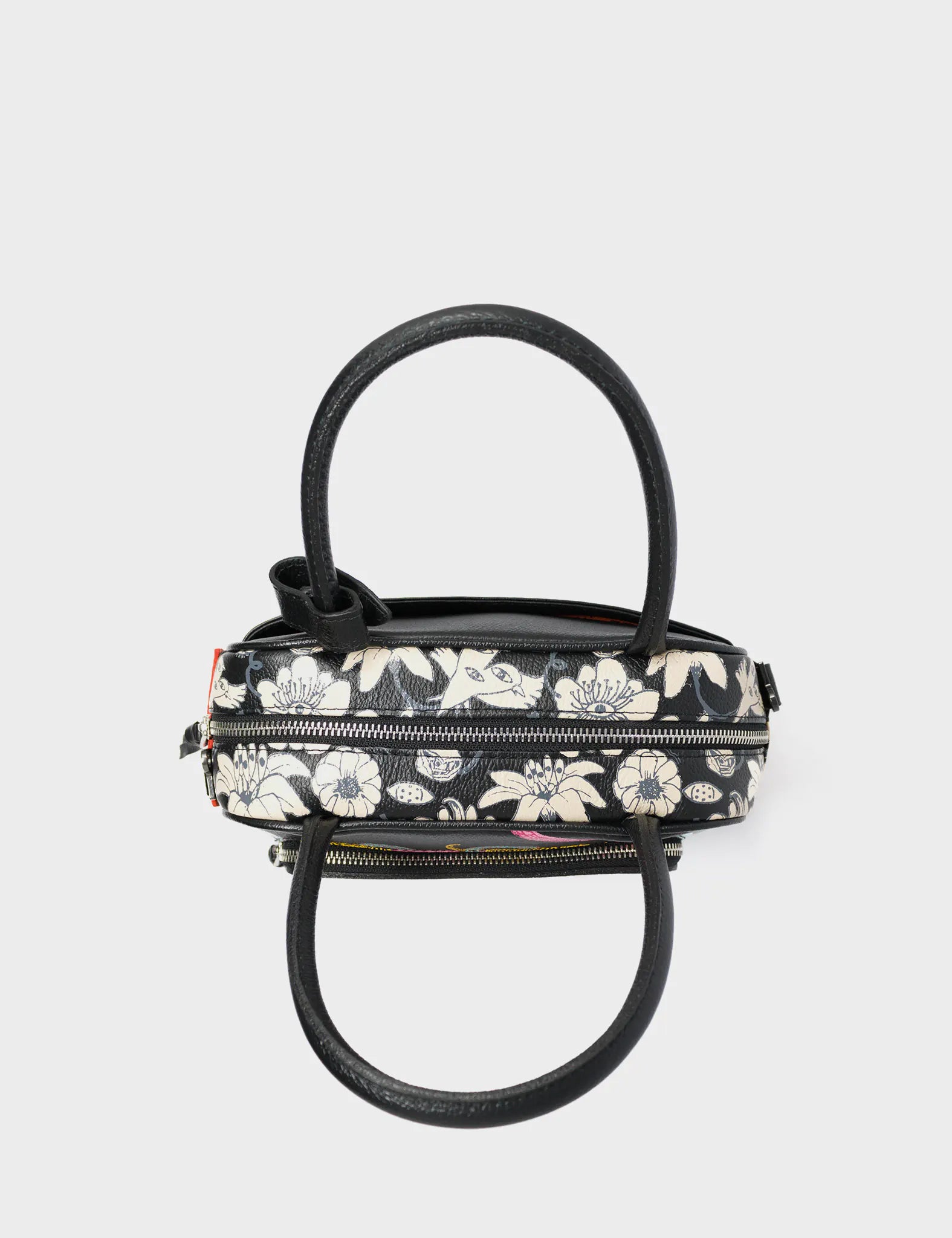 Marino Medium Crossbody Bag - Genuine Black Leather Handbag for Women with Tangle Tales Black Design | Perfect for Work, Travel & Everyday Use
