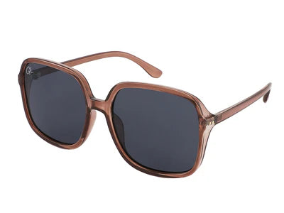 Charlotte Retro Polarized Sunglasses for Women - UV Protection, Lightweight & Stylish Brown Frames - Perfect for Driving, Beach & Outdoor Activities