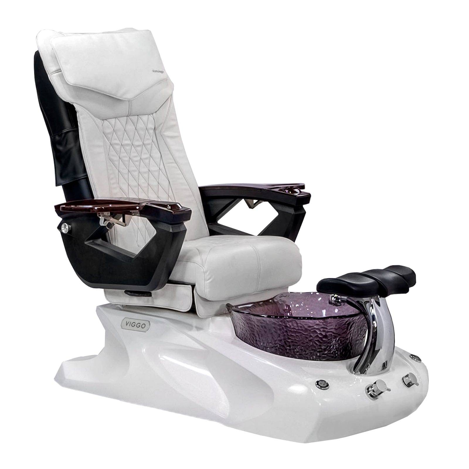 VIGGO II Shiatsulogic LX Professional Pedicure Chair for Salon & Spa - Ergonomic Massage Foot Spa Chair with Heated Function