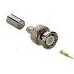 BNC Male Crimp Connector - 50 Pack, Bulk Cable Mount for Coaxial RG59 RG6 - Perfect for CCTV, Security Systems & Networking Installations