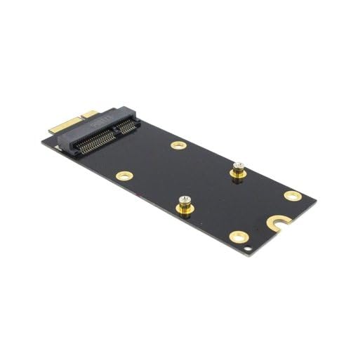 7+17 Pin mSATA SSD to SATA Adapter Card for MacBook Pro 2012 (MC976/A1425/A1398) - Upgrade Your MacBook Storage for Faster Performance & Data Transfer