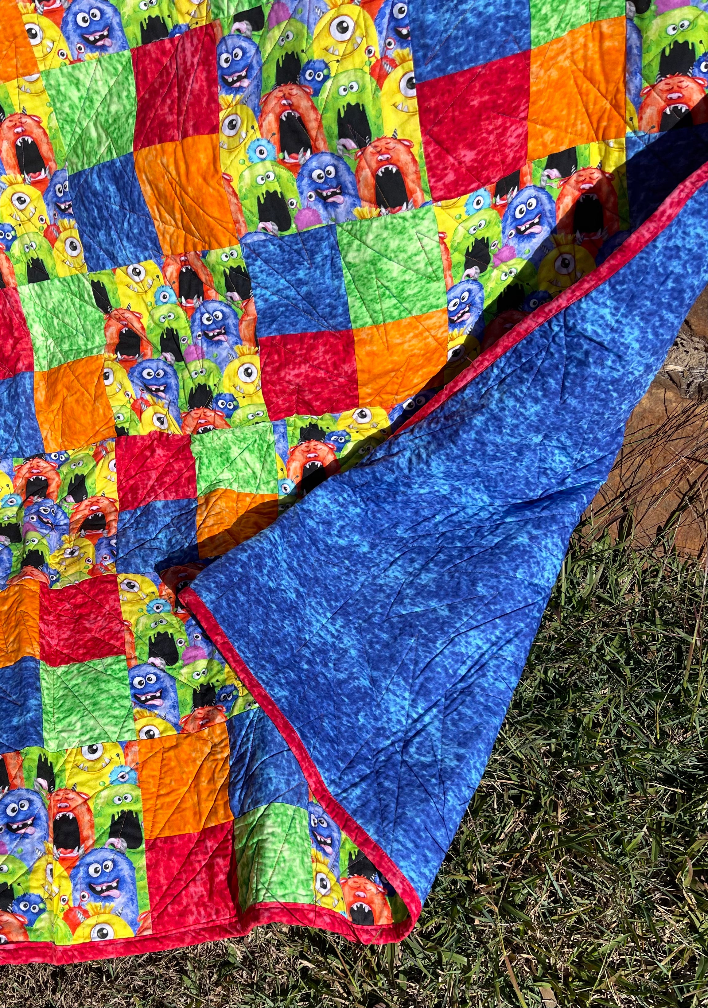 Monsters Quilt - 66