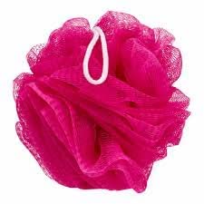 Exfoliating Bath Loofah Sponge for Men & Women - Natural Body Scrubber with High Lather for Deep Cleansing | Shower, Bath & Spa Use (Random Color, Pack of 1)