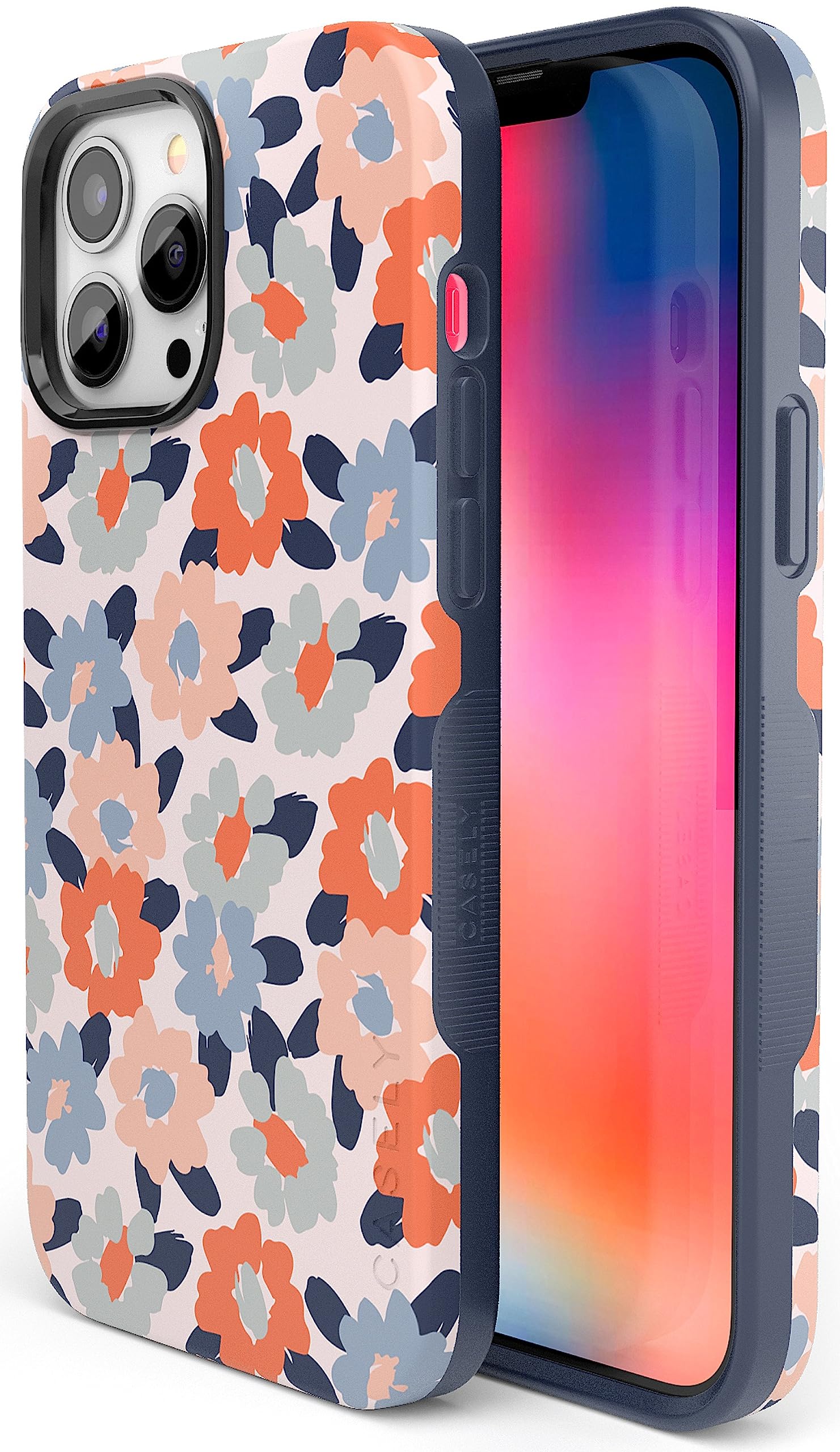 Casely iPhone 13 Pro Max Case with MagSafe - Pastel Floral Design & Field of Flowers Pattern | Slim Protective Cover for iPhone 13 Pro Max | Perfect for Everyday Use, Work & Travel