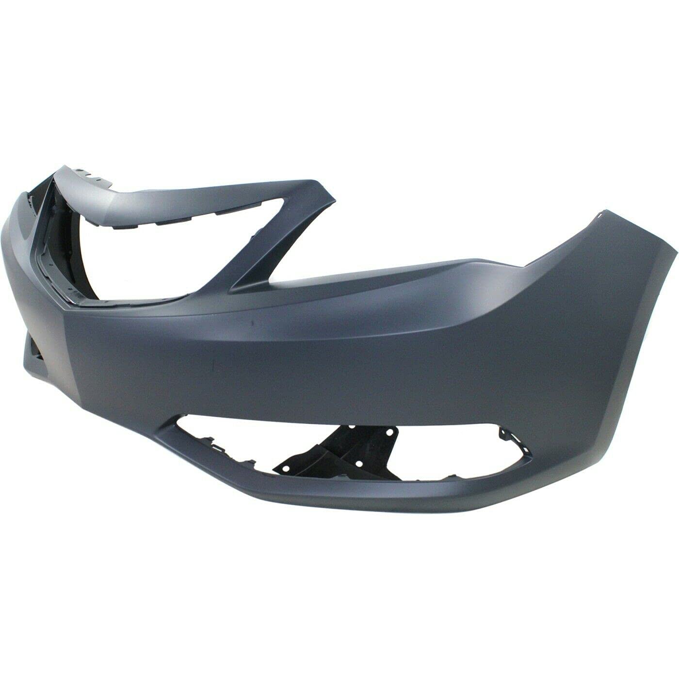 Primed Front Bumper Cover for 2013-2015 Acura ILX with Fog Holes - Easy Installation & Perfect Fit
