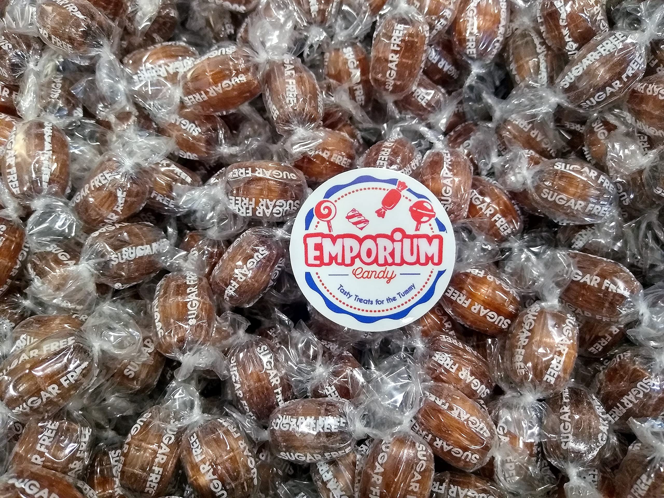 Sugar Free Root Beer Hard Candy Barrels - 1 lb Individually Wrapped Low Carb Keto-Friendly Candy for Parties, Gifts & Movie Nights