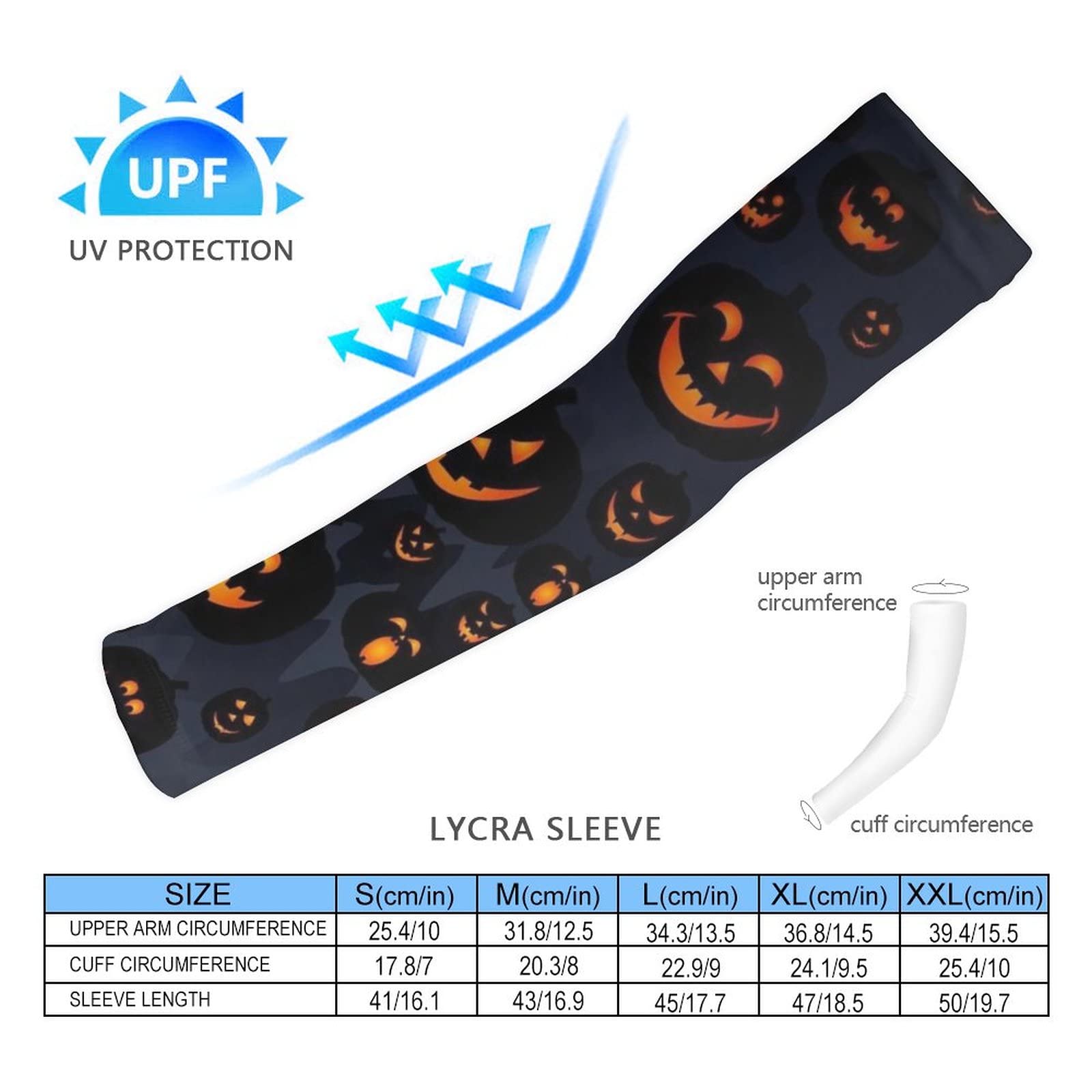 Cooling Sun Sleeves for Men & Women - UV Protection Arm Covers, Breathable Sports Compression Sleeves for Running, Cycling, Golf, Outdoor Activities