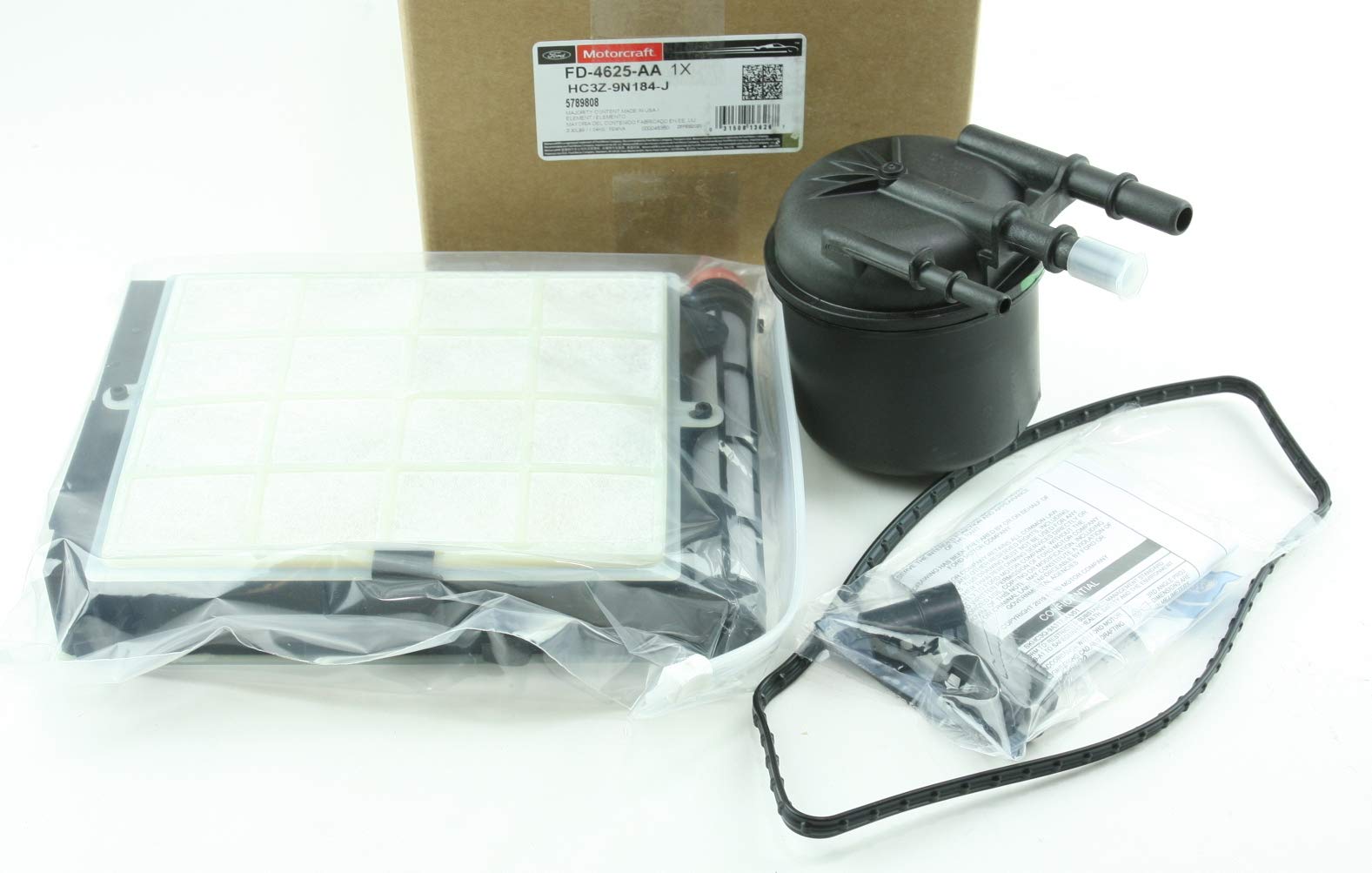 AC Delco FD4625AA OEM Fuel Filter Compatible with Ford Motorcraft Vehicles - Replacement for F150, F250, F350, E150, E250, E350 - Perfect for Engine Maintenance & Performance Upgrade