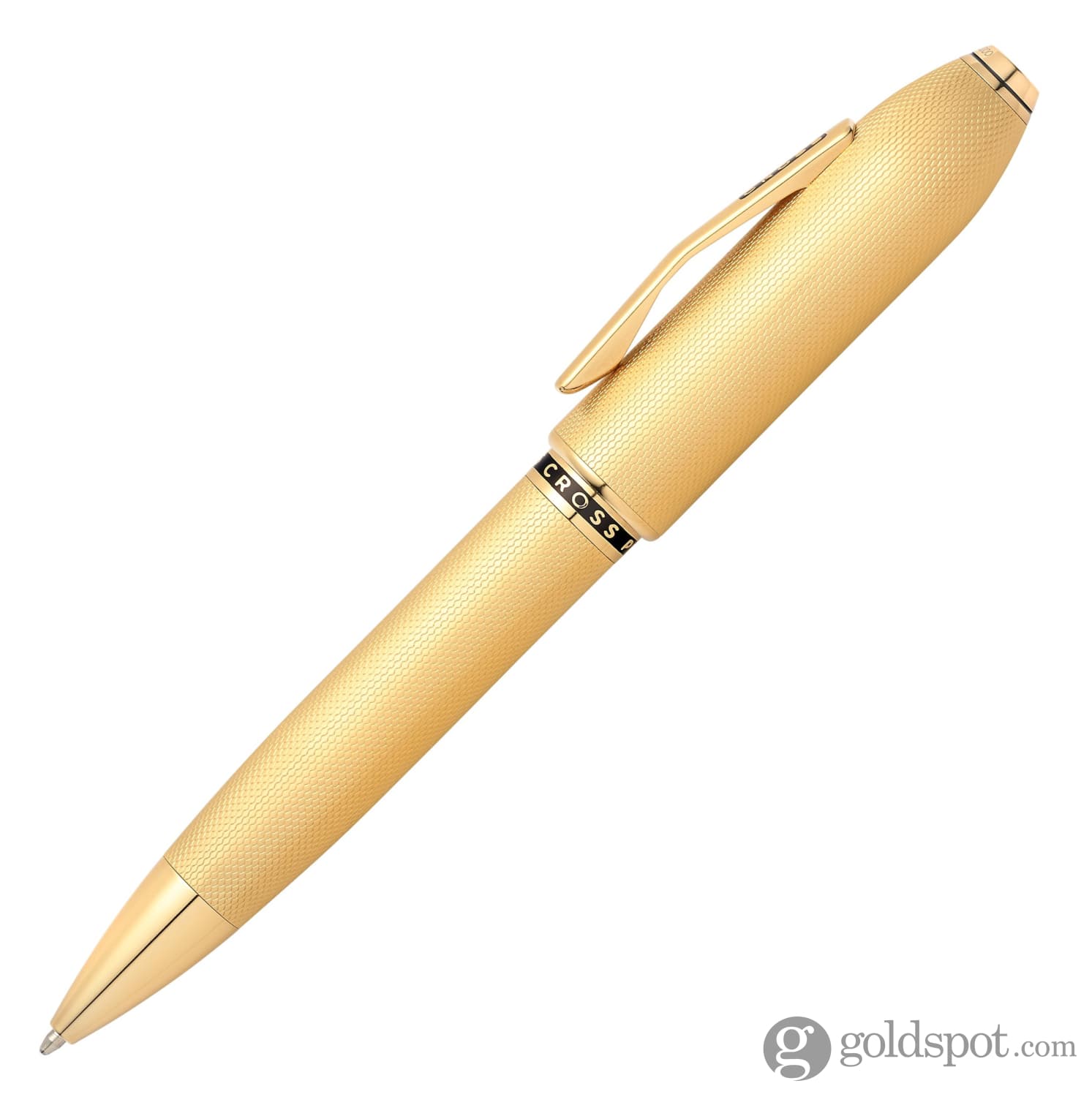 Cross Peerless 125 Ballpoint Pen - 23K Heavy Gold Plated Luxury Writing Instrument for Business, Gifting & Signature Signing