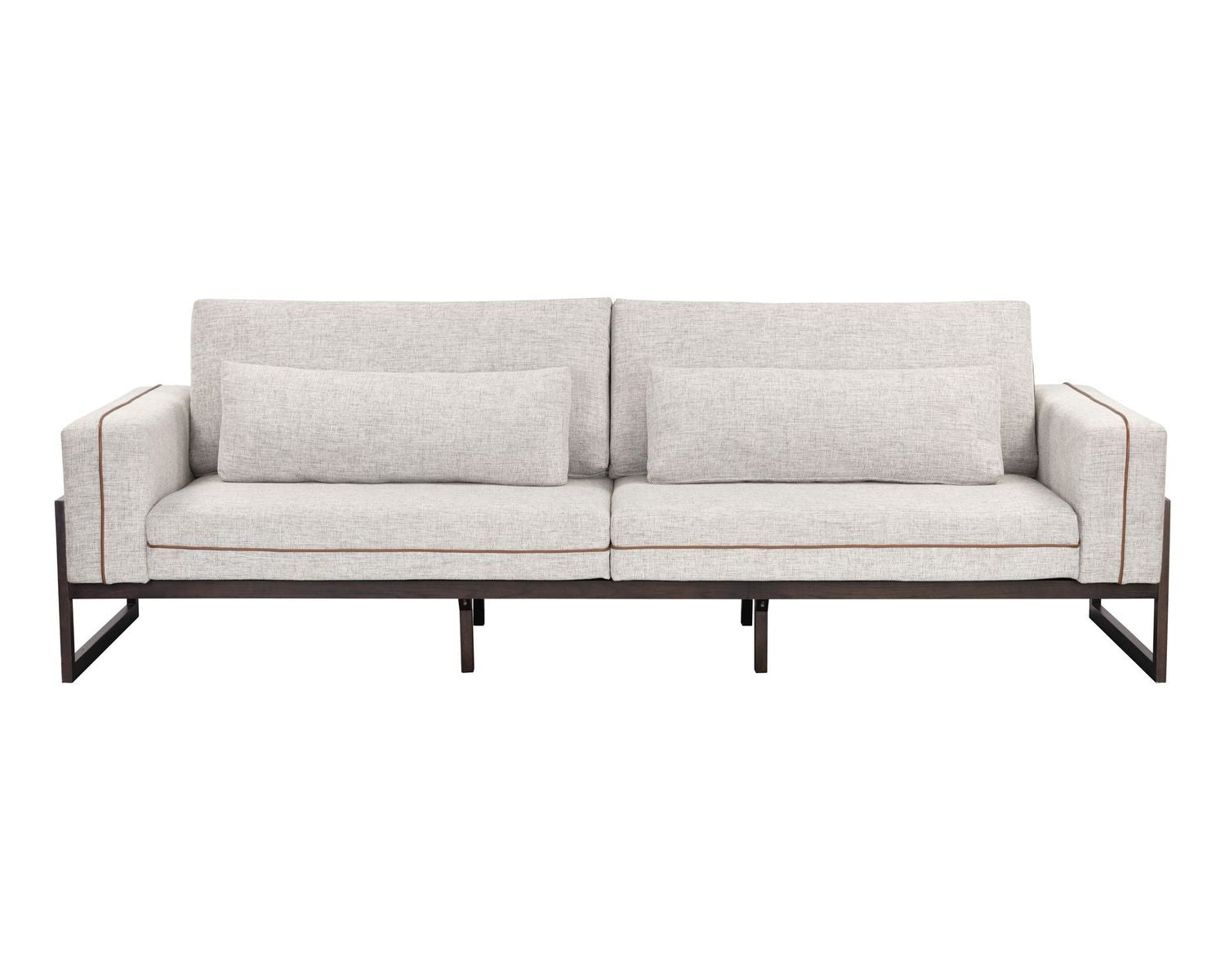 Belinda Sofa Rhapsody Greige - Modern Upholstered Living Room Couch for Home & Office - Perfect for Lounging, Entertaining & Small Spaces