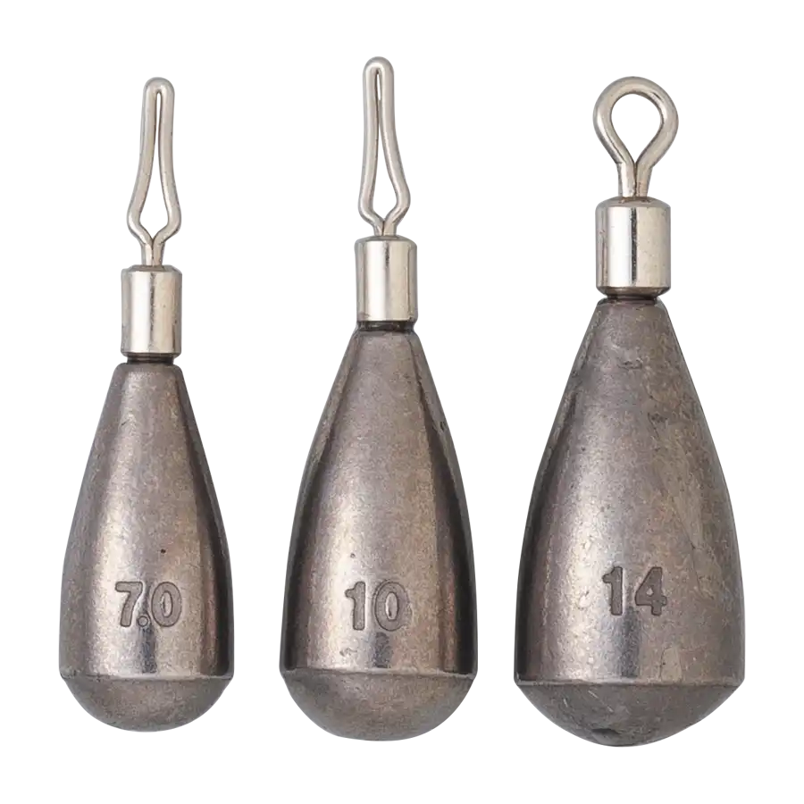 Valley Hill Tungsten Drop Shot Sinkers for Bass Fishing - High Density Weights for Freshwater & Saltwater Angling - Perfect for Finesse Fishing and Drop Shot Rigs
