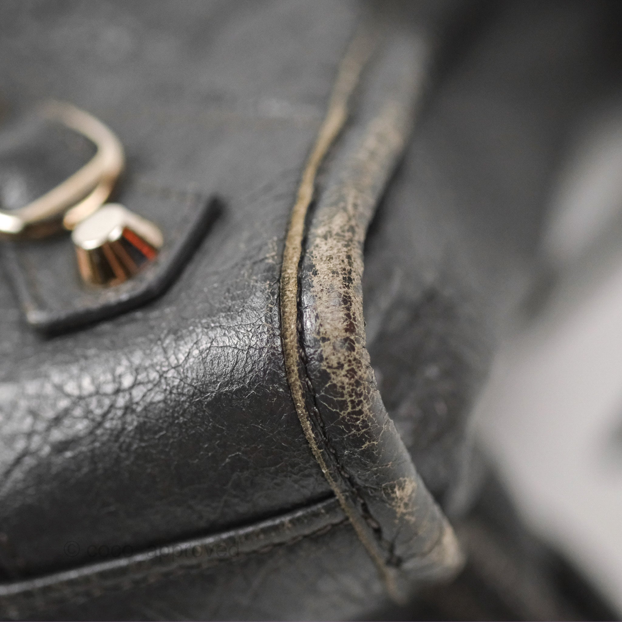 Balenciaga Classic City Bag in Dark Grey Calfskin with Silver Hardware - Perfect for Work, Travel & Everyday Use