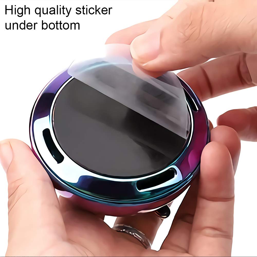 Solar Powered Rotating Car Air Freshener - Aromatherapy Diffuser with Cologne Scent for Vehicle Interior | Perfect for Commuting, Road Trips & Office Parking