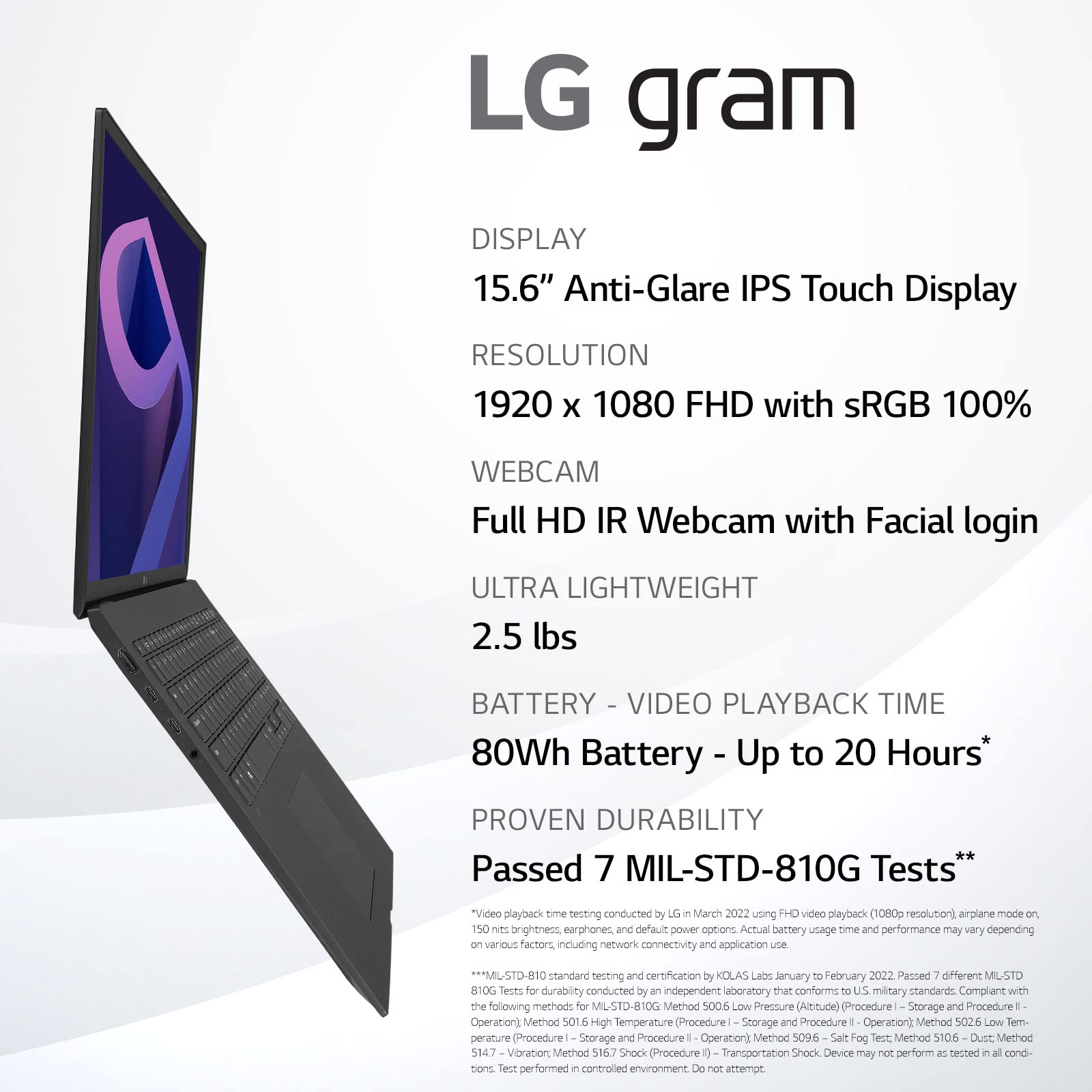 LG gram 15Z90Q (2022) 15.6