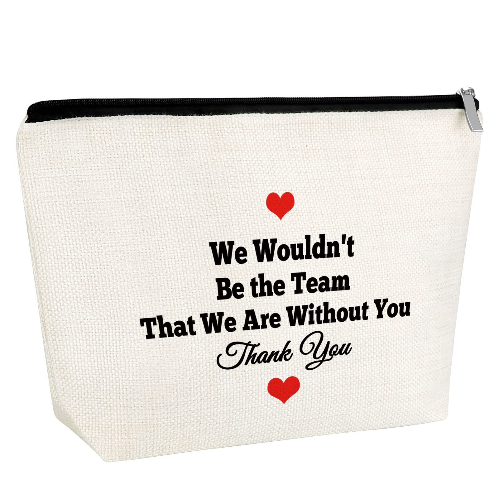 Premium Leather Makeup Bag for Women - Elegant Boss Gift, Leader Appreciation Present, Thank You Gift for Manager/Supervisor/Coach - Perfect for Birthday, Retirement, Farewell & Coworker Gifts (Great for Office, Travel & Daily Cosmetics Storage)