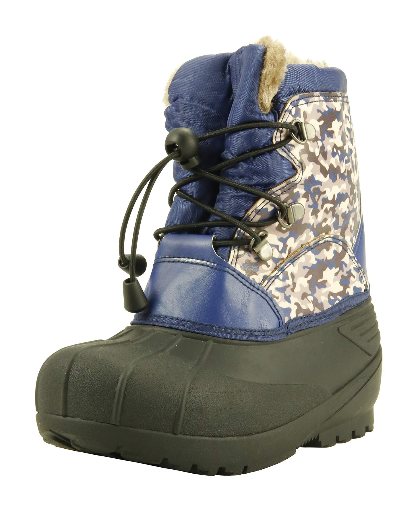 The Doll Maker Women's Metallic Gold Sequins Snow Boots - Waterproof Winter Boots for Women, Fashionable & Warm Snow Shoes for Cold Weather, Outdoor Activities & Holiday Parties