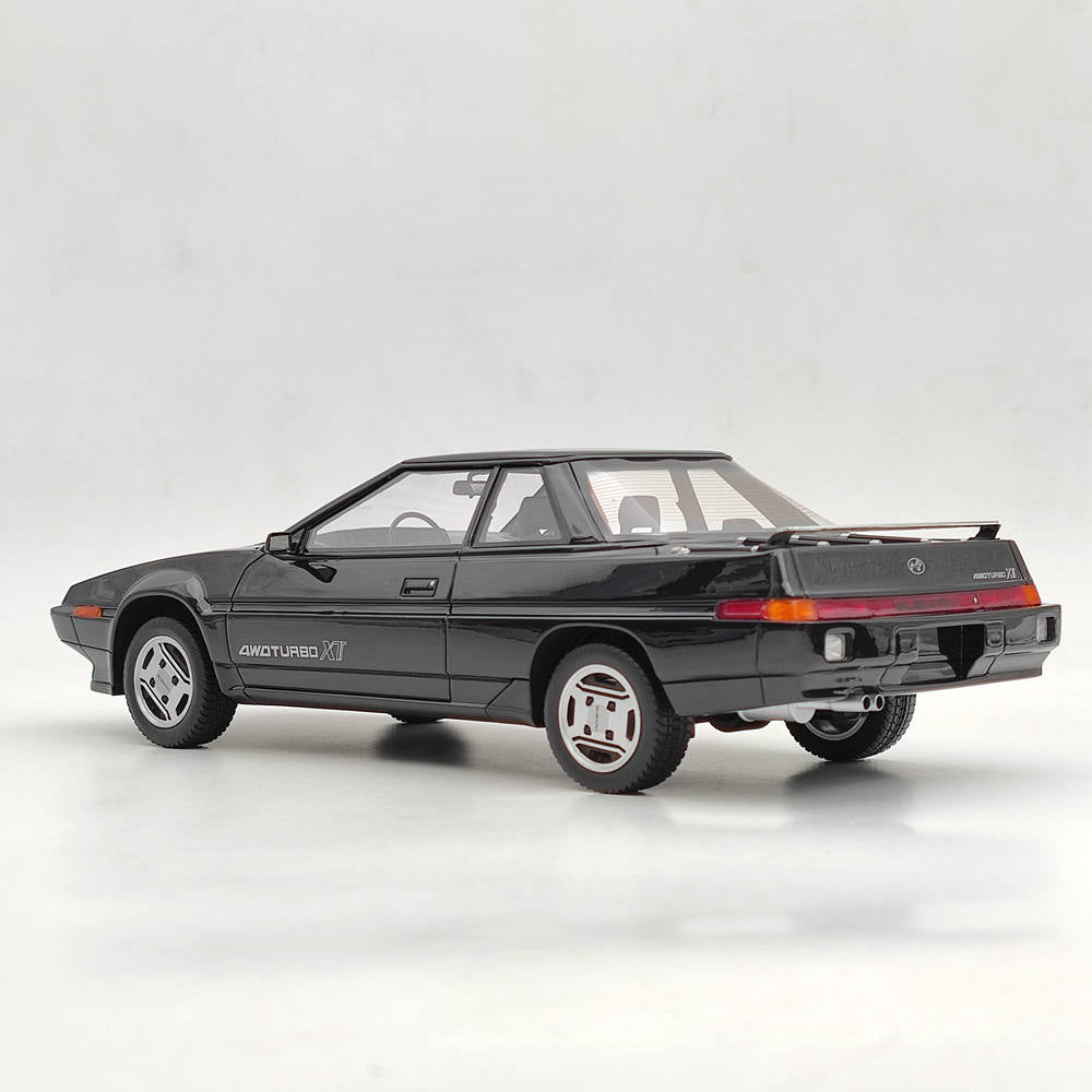 1/18 Scale Subaru XT Turbo 4WD 1985 Resin Model Car - Black Collectible Toy for Adults, Diecast Car Display Gift for Car Enthusiasts & Office Desk Decor