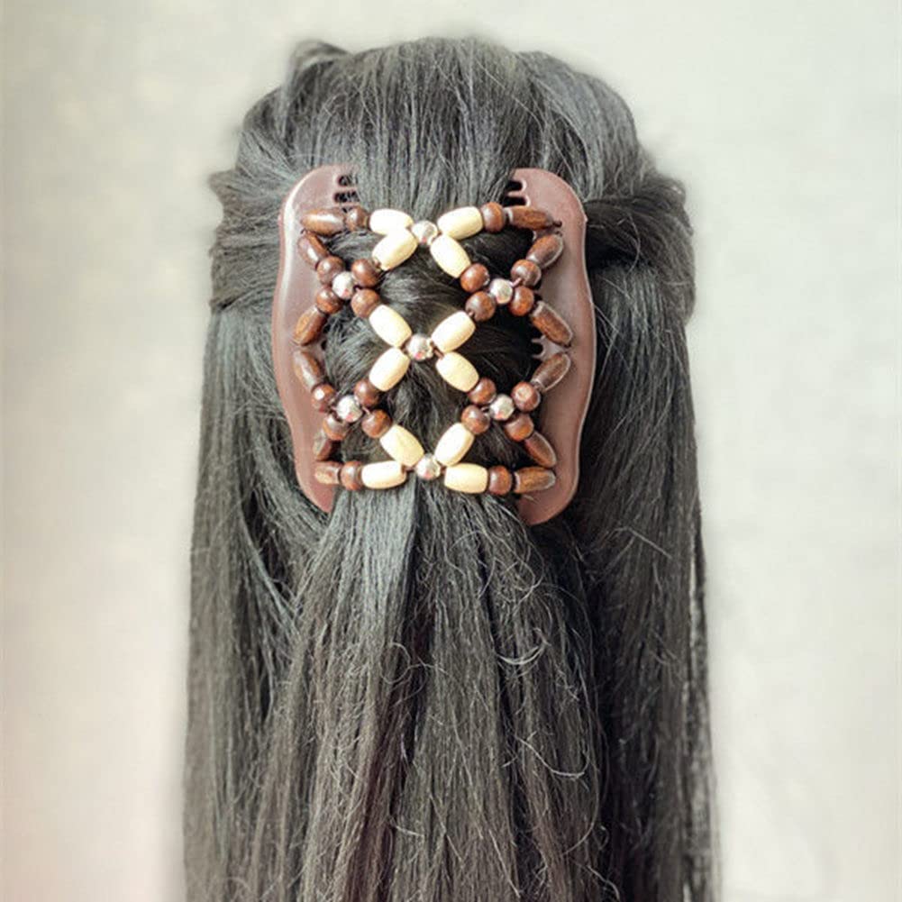 LOVEF Thick Hair Bun Maker Clips - 6PCS Waterproof Hair Accessories for Women | Easy Updo & Ponytail Holder | Perfect for Workouts, Swimming & Everyday Styling