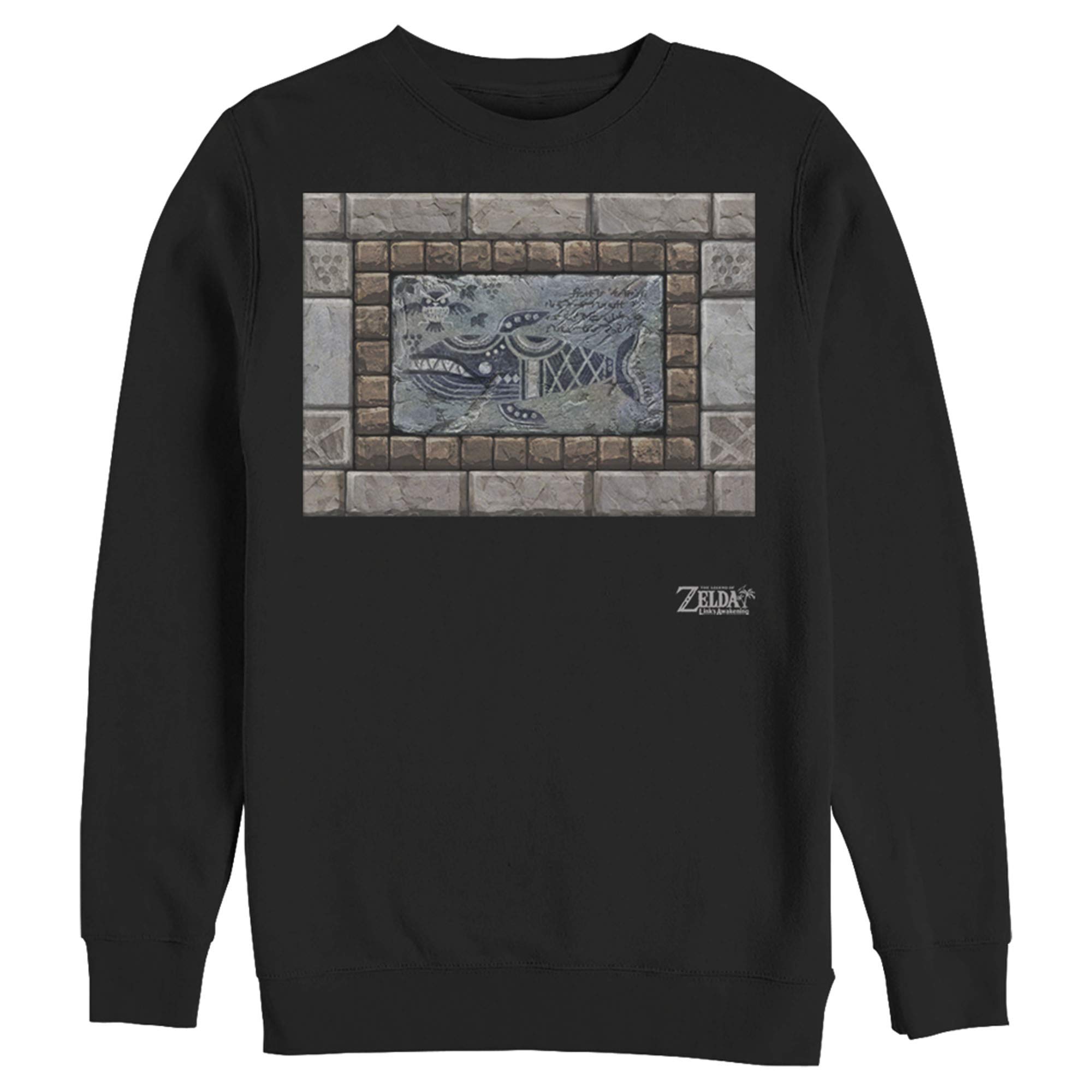 The Legend of Zelda: Link's Awakening Whale Stone Tablet Graphic Hoodie - Retro Gaming Sweatshirt for Men & Women | Unisex Casual & Cosplay Costume | Perfect Gift for Nintendo Fans | Great for Conventions, Birthdays, Anime Events & Streetwear | Ideal for Gamers, Comic Con Lovers & Collectors | Wear for Cosplay, Halloween, Gaming Nights & Themed Parties | Perfect for Winter Layering, Lounge Wear & Geek Culture Events | Ideal for Casual Outings, Fan Meetups & Collector Displays