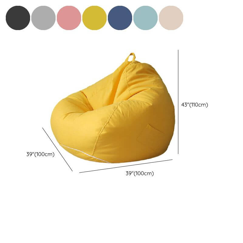 Portable Bean Bag Chair Set with Storage - Eco-Friendly & Lightweight for Indoor, Outdoor, Camping & Dorm Room Use