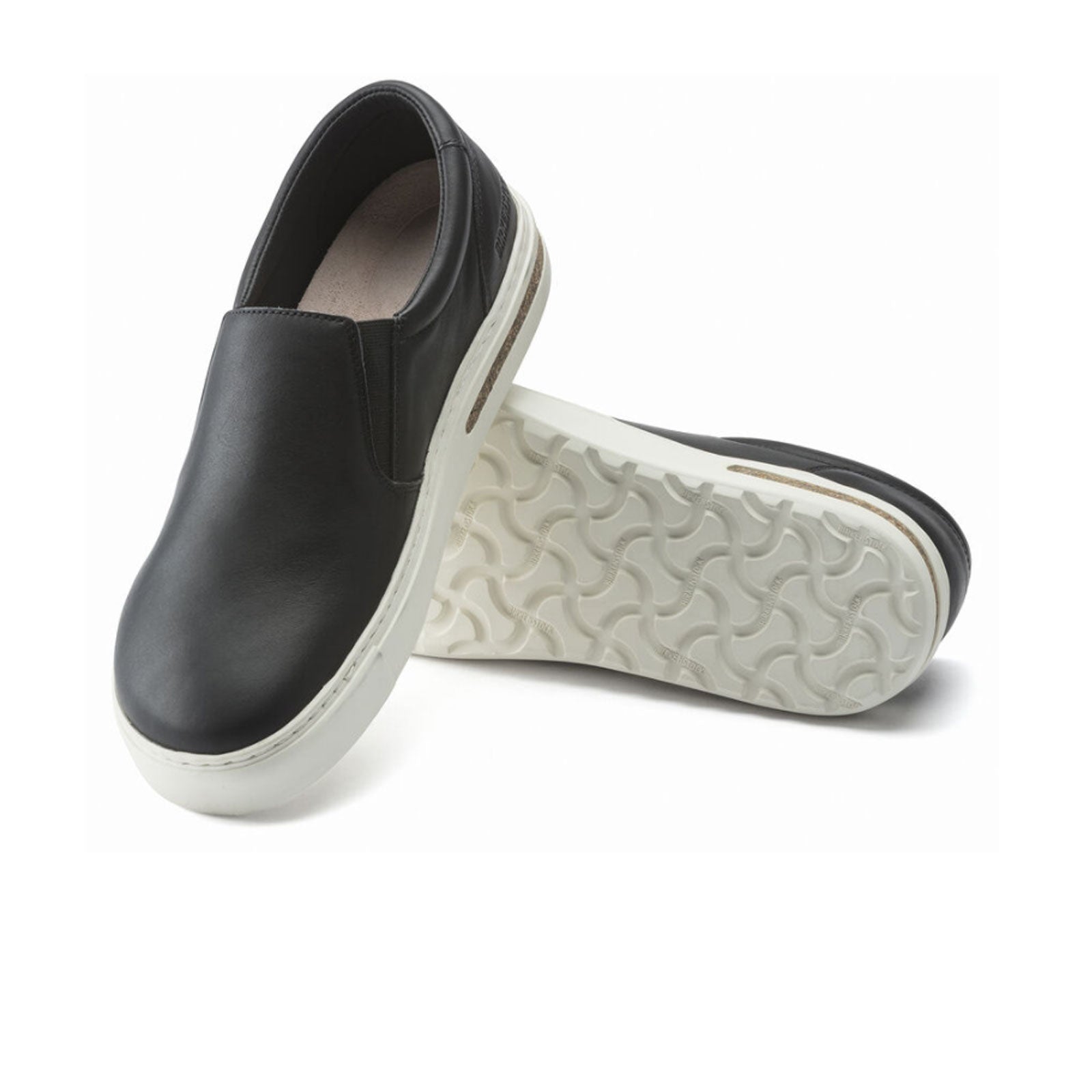 Birkenstock Oswego Narrow Slip On Sneaker (Women)   Black Leather