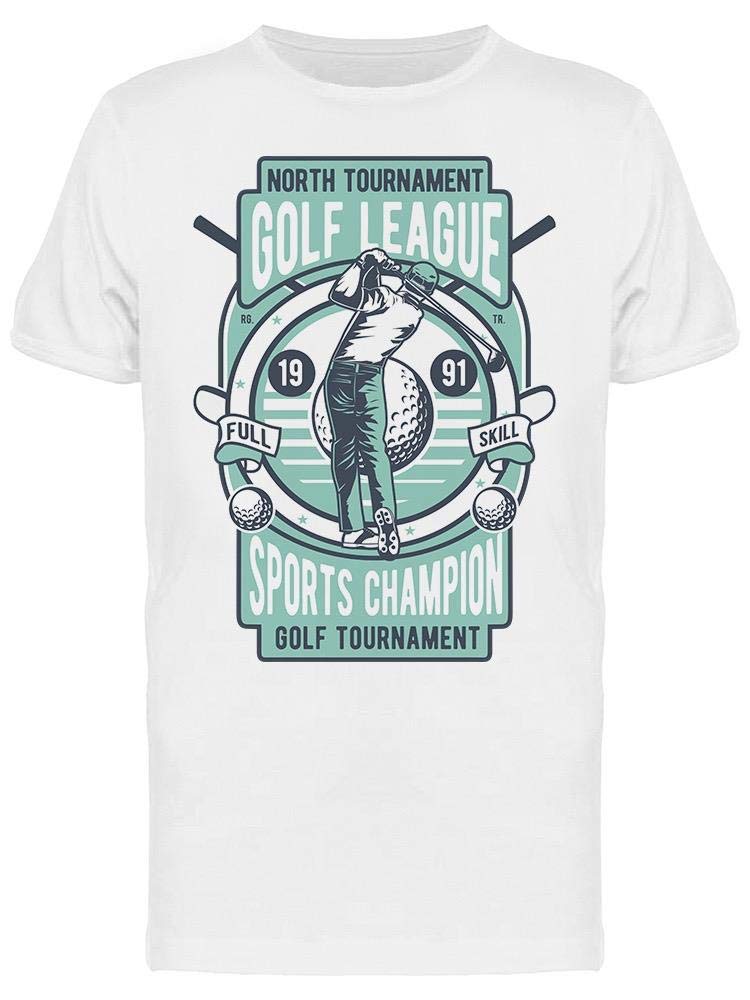 Custom Golf League Poster Design Tee for Men - Stylish & Comfortable Golf Shirt for Tournaments & Casual Wear