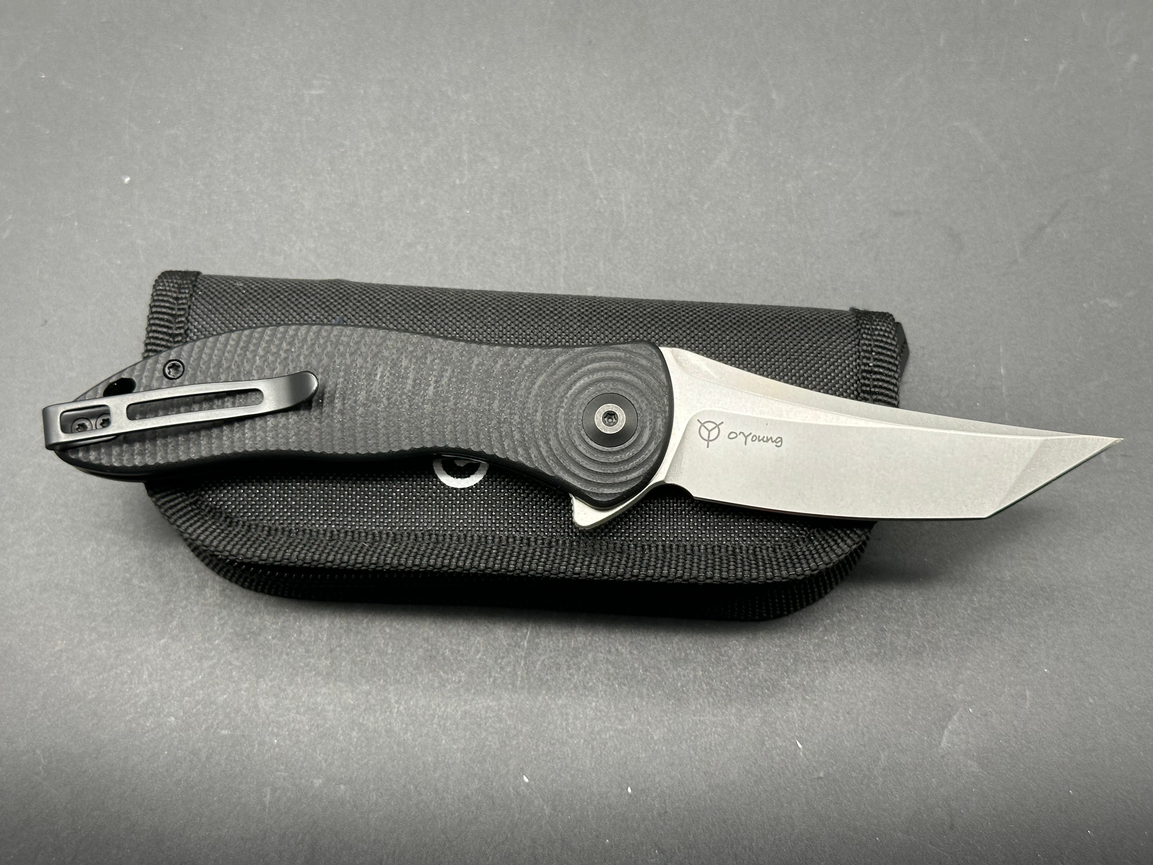 CIVIVI SYNERGY3 Folding Pocket Knife - Black G10 Handle, Nitro-V Tanto Blade - EDC, Camping, Outdoor Survival Gear