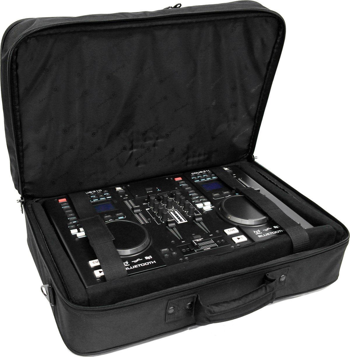 Arriba AS322 Digital Mixer Case with Computer Compartment - 22.5
