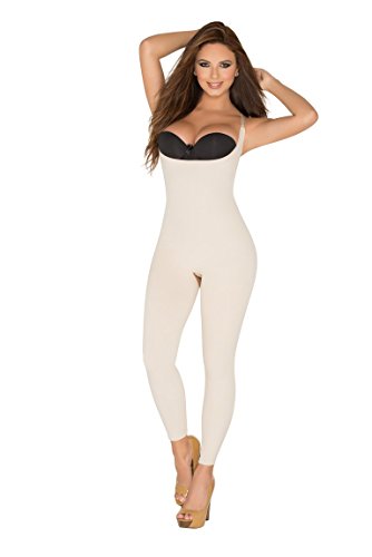 ShapEager Full Body Shapewear 3X Powernet - High Waist Tummy Control Camila Seaweed Bottoms in Nude | Slimming Underwear for Women, Perfect for Dresses, Jeans & Special Occasions