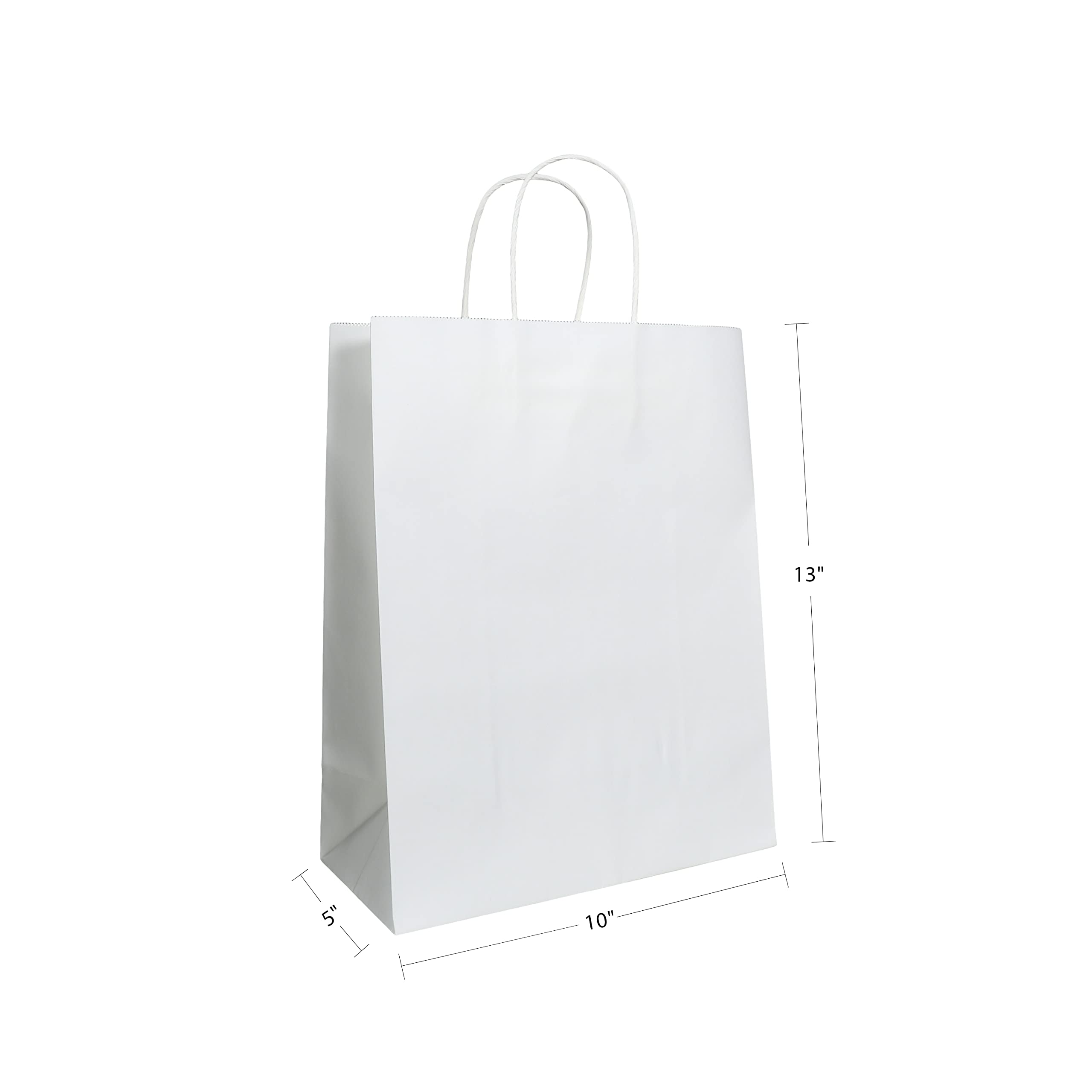 Eco-Friendly White Kraft Paper Tote Bags 10